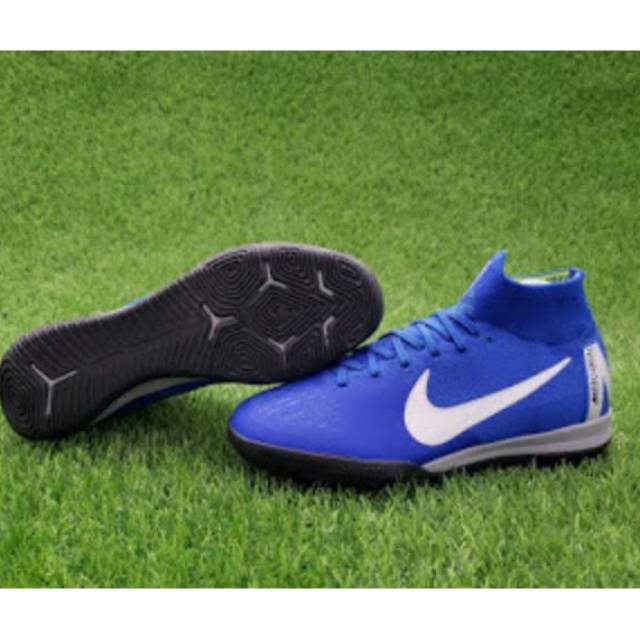 Sepatu Futsal Nike Mercurial Superfly VI Academy IC - Racer Blue Black