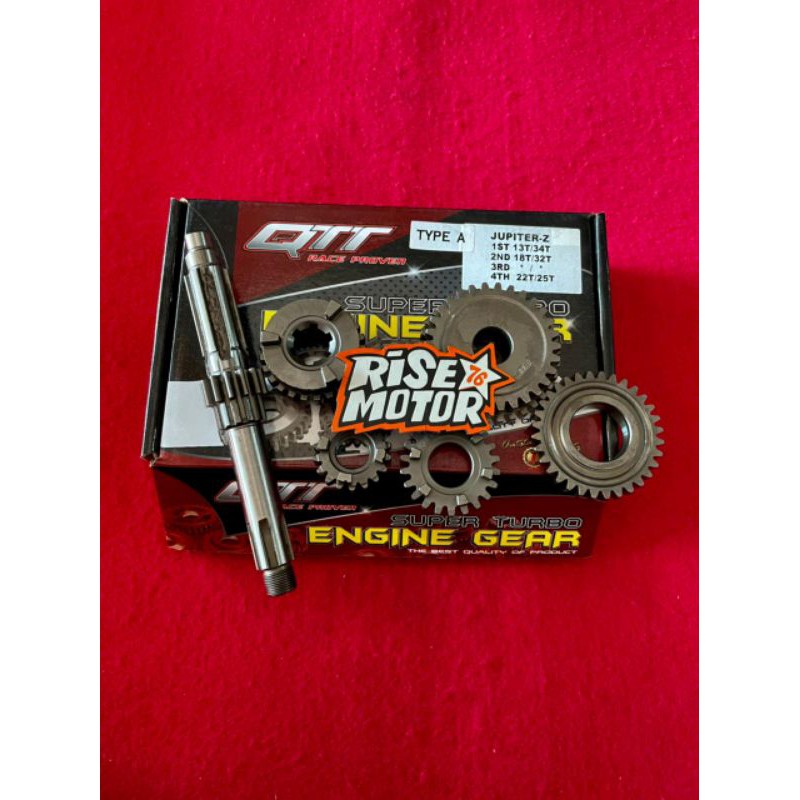 Gear ratio QTT Jupiter Z type A 13.34