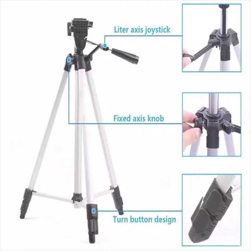 TRIPOD 330A Aluminium Camera Tripod Camera Handycam Free Holder U