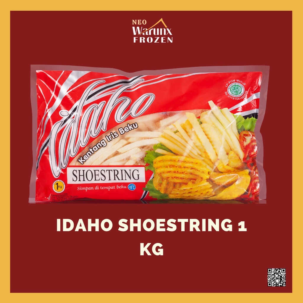 

Idaho Kentang Goreng Shoestring Berat 1kg [HALAL]