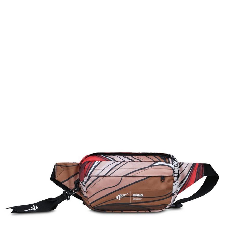 Harga Spesial.. Tas Pinggang Bodypack x Arkiv Waist Bag - Cokelat