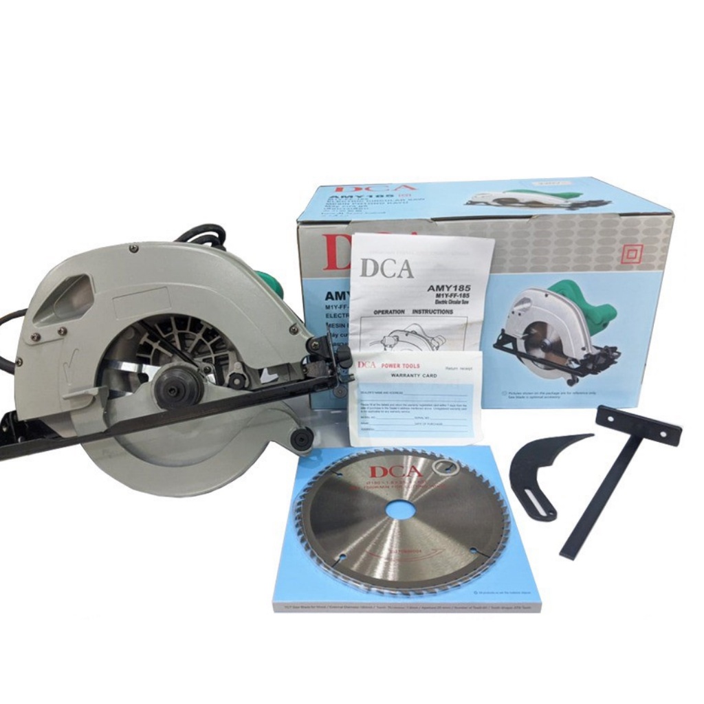 DCA AMY 185 MESIN GERGAJI POTONG KAYU 7INCH CIRCULAR SAW 7 INCH AMY185 NEW