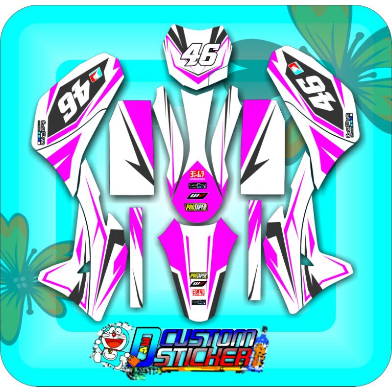 DECAL KLX GORDON DECAL KLX DTRACKER DECAL KLX TIPE G DECAL KLX TIPE S DECAL CRF DECAL WR155