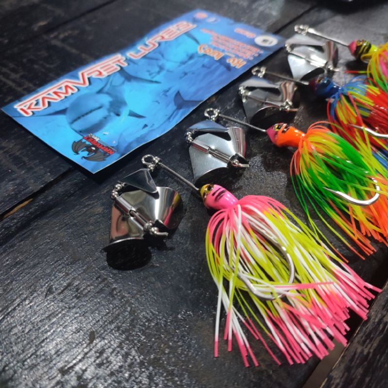 BUZZ BAIT 18GRAM KAMVRET LURE I UMPAN CASTING IKAN TOMAN