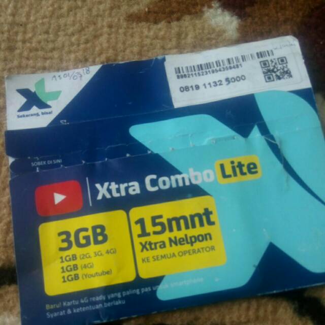 Perdana Nomor Cantik XL tripLe NOL 000