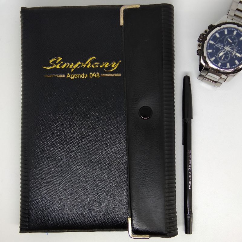 

Note Book Buku Tulis Buku Catatan Buku Murah Agenda SIMPHONY 098 Hitam