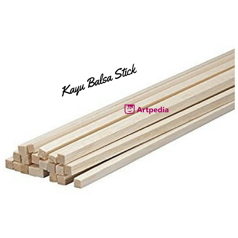 

Kayu Balsa Stick 8mm x 8mm Panjang 1 Meter - craft maket arsitektur miniatur Terlaris dan Termurah
