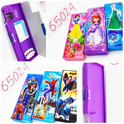 

PC 65024 PENCIL CASE TEMPAT PENSIL SPIDERMAN PRINCESS SUPERMAN FROZEN