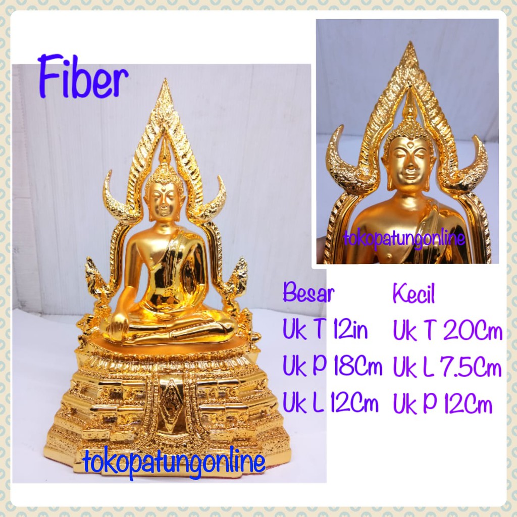 Patung Buddha Thailand Jinaraj T20Cm