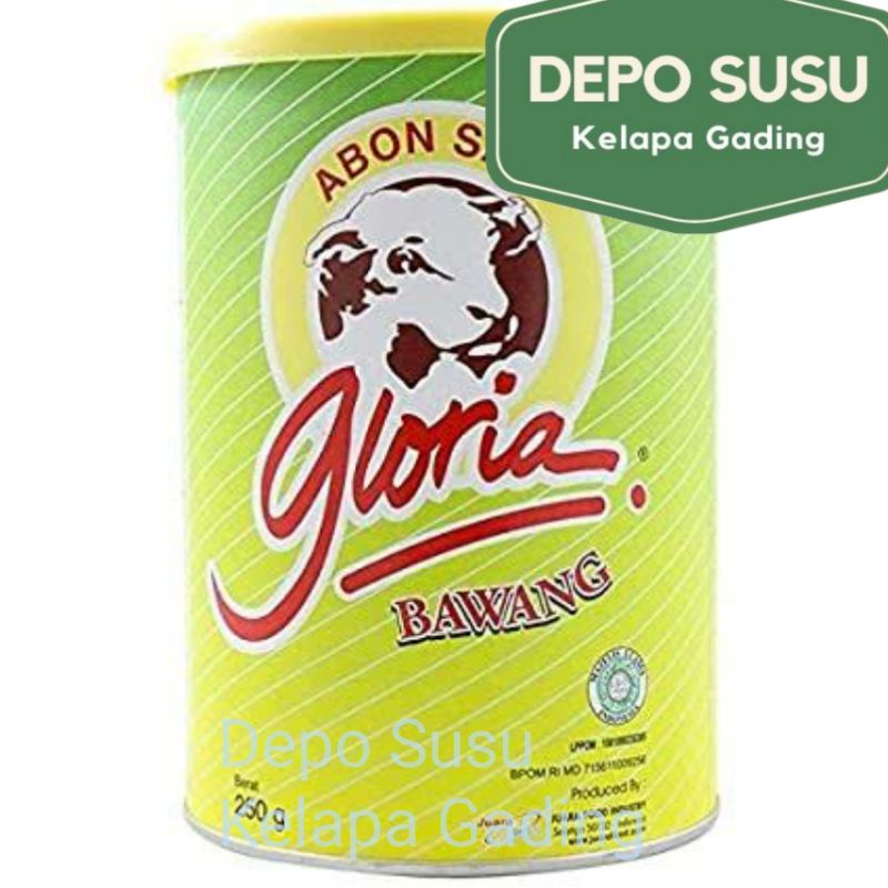 Abon Sapi Gloria 250gr Original Pedas Bawang | Ayam 250 gr Viral Gram Halal