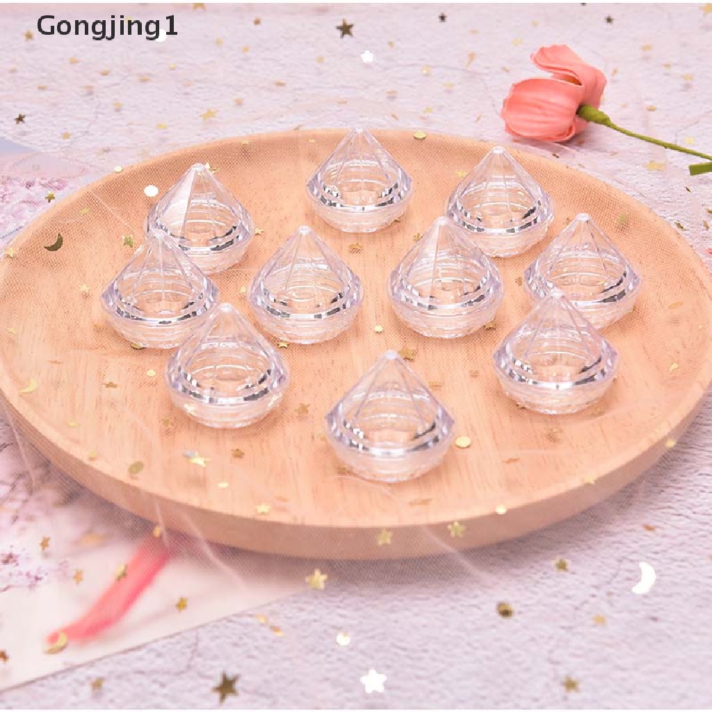 Gongjing1 10Pcs / Set Kontainer Kosong 5g Untuk Krim Wajah / Kosmetik