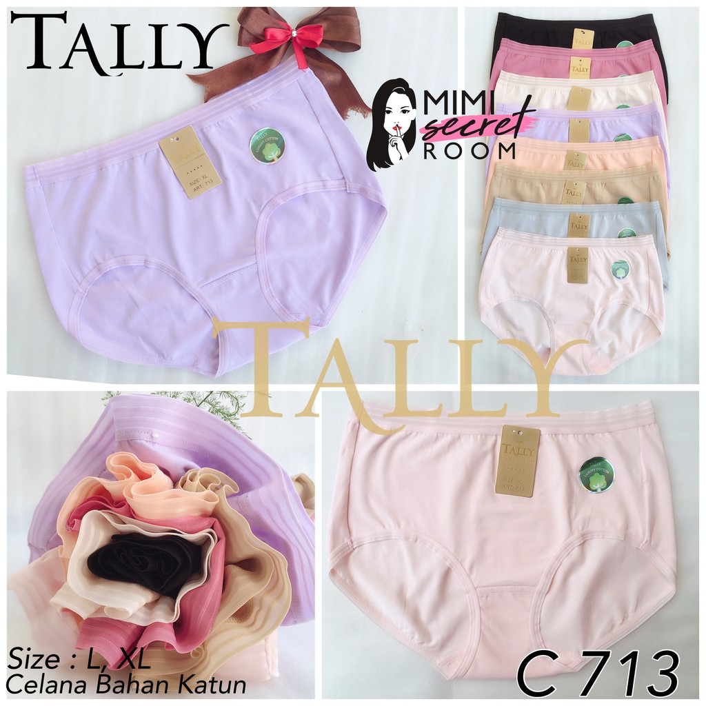 ❤ MIMI ❤ Celana Dalam Katun Lembut Adem TALLY C713 NEW