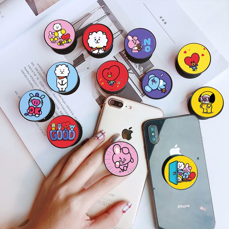 Download TGB NEW Popsocket BT21 KPOP BTS ARMY Phone Bracket Aksesoris HP BTS | Shopee Indonesia