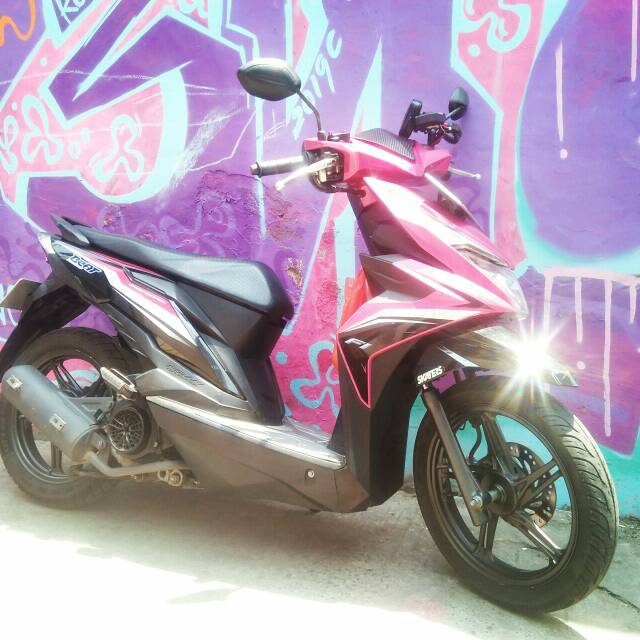 Honda beat FI 2018 pink magenta