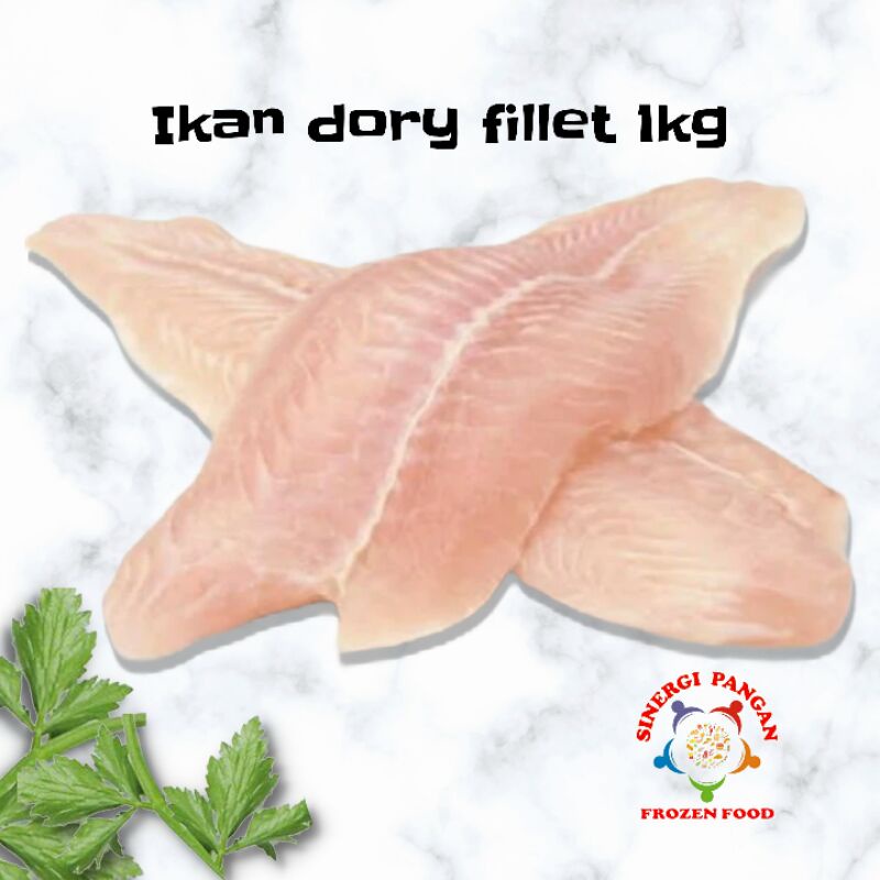 

Ikan dory/dori Fillet lokal Frozen/ Fish Dory BL/ Pangasius Fillet 1kg