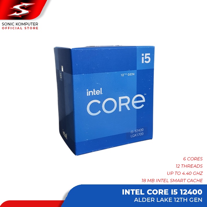 Processor Intel Core I5 12400 6 Core 6 Thread LGA1700 Prosesor Corei5