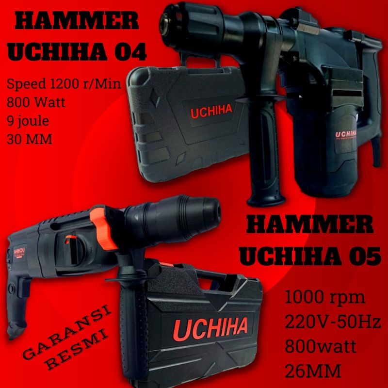 PROMO Mesin Bor Hammer Drill Jack Hammer Bor Bobok Beton Uchiha JAPAN