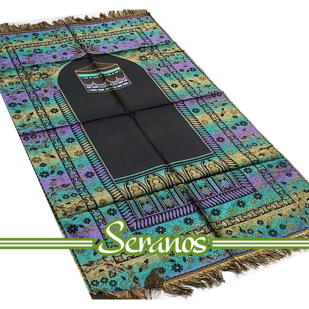 Sajadah travel tipis AZ02 hitam