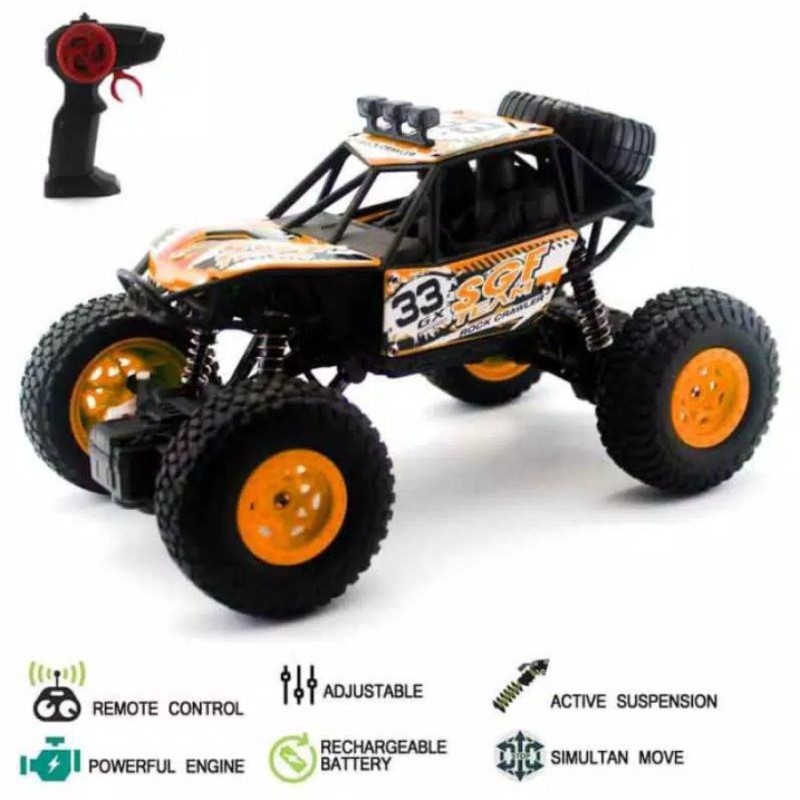 MOBIL REMOTE CONTROL RC ROCK CROSS COUNTRY BUGGY