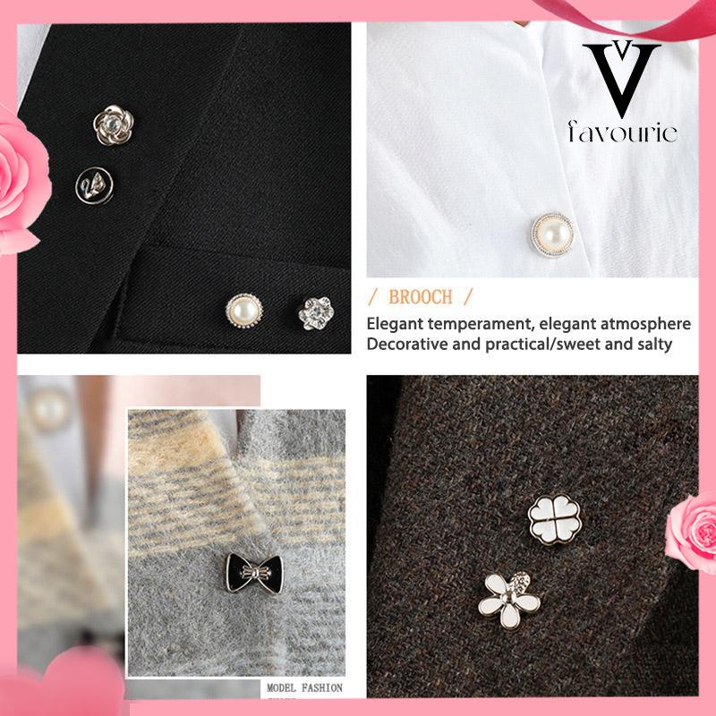 [COD]Kancing Invisible Tanpa Jahit Untuk Dekorasi Sweater / Kemeja / Cardigan Wanita-FA