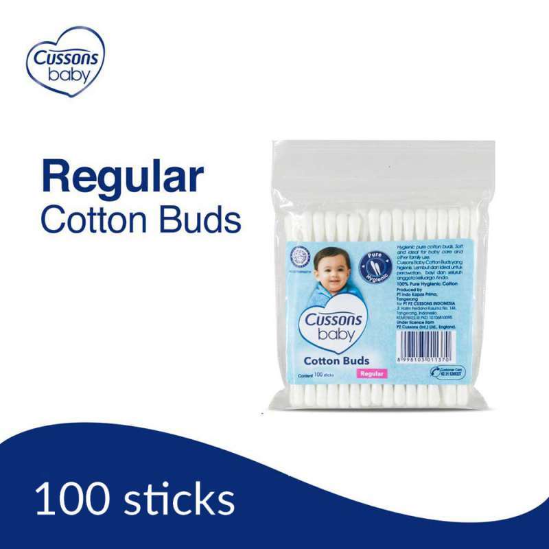 Cussons Baby Cotton Buds Reguler Extra Fine Cotton Bud Bayi dan Dewasa