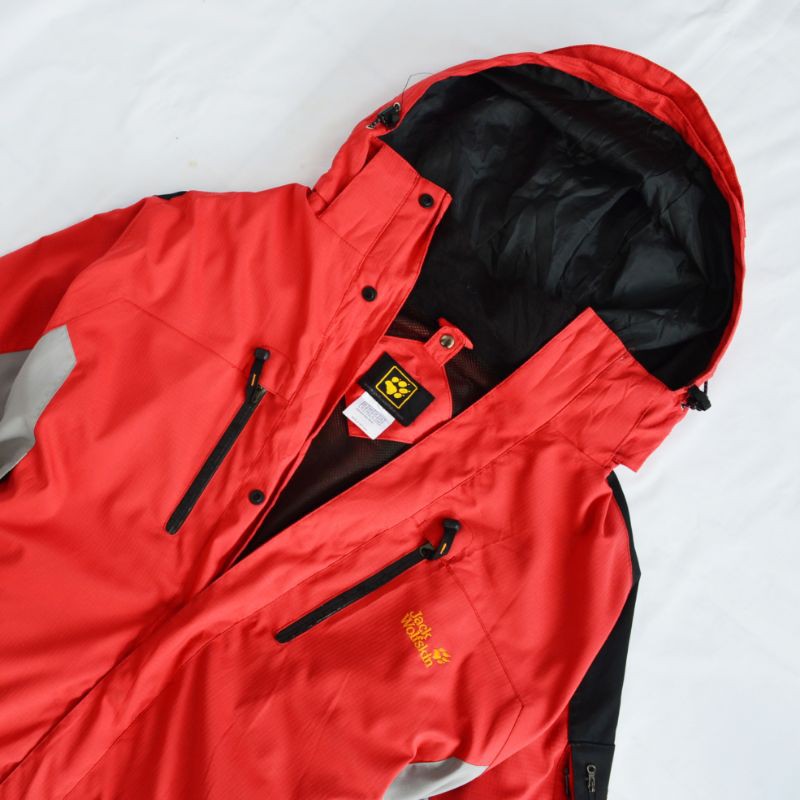 Jaket Gunung Jack Wolfskin Snowboard Texapore Full Inner 2 in 1