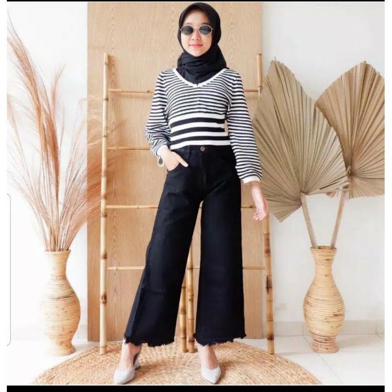 CELANA PNJANG JEANS.//CELANA JEANS WANITA.//CELANA KULOT WANITA.