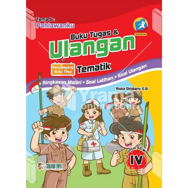 Buku Tugas Dan Latihan Soal Tematik Sd 4 Tema 5 Pahlawanku Shopee Indonesia