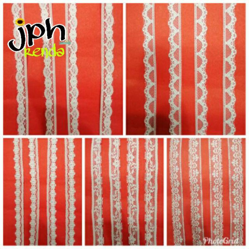 Renda air, renda tile, renda tulle (per roll 100yard)