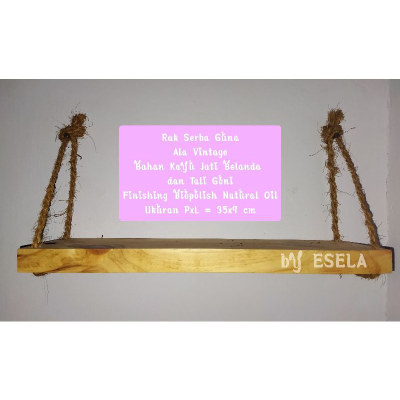 Rak Gantung / Rak Serba Guna / Rak Bunga / Rak Make Up / Tempat Make Up