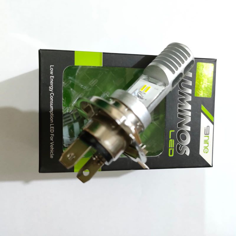 Lampu Utama LED H4 Luminos HS1 AC DC Warna Putih Vixion CBR150 Verza Byson dll