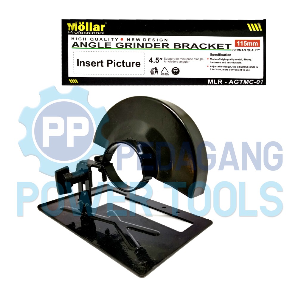 MOLLAR ANGLE GRINDER BRACKET DUDUKAN CIRCULAR SAW MESIN GERINDA 115 MM