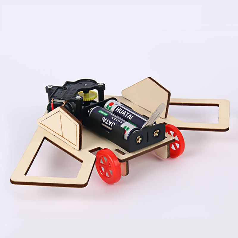 Mainan Edukasi Robot Mobil / Pesawat Handmade DIY Untuk Eksperimen Sains Anak