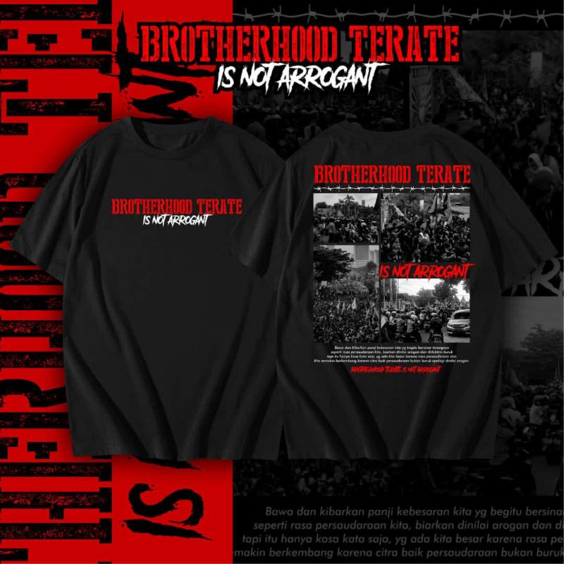 Kaos Brotherhood Terate Original - Kaos Psht Terbaru Kaos Psht Simpel Kaos Psht Distro Kaos Psht Sej