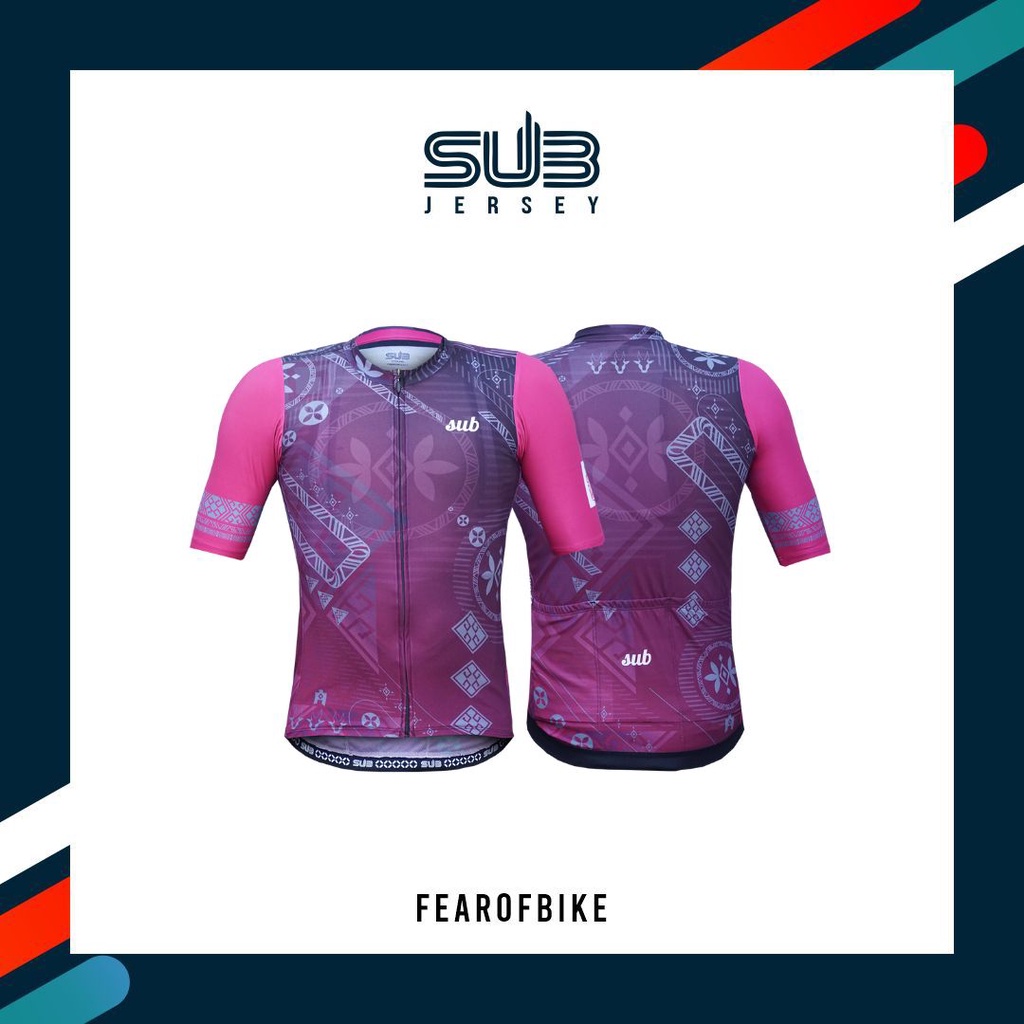 Sub Jersey Short Archipelago Manado Burgundy Premium Series SubJersey