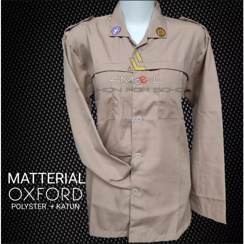 Baju Pramuka Penggalang/Kantong Atas Kain OXFORD harga Terjangakau