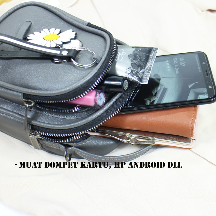 TUAH SLIMBAGS / HARGA GROSIR / SLingbag Minixo 3 in 1 High quality IW 01 / Tas Selempang Wanita / RanseL Mini Wanita / Tas Wanita ala Korea/ Tas wanita Terbaru Kekinian &amp; Terlaris