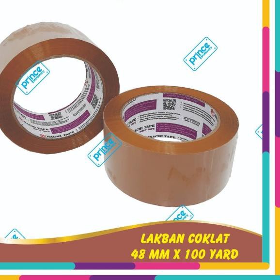 

♠ LAKBAN NACHI 2 INCH 100 YARD COKLAT ➥