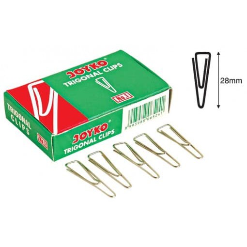

Paper Clip Joyko Trigonal / Klip Penjepit Kertas No. 1