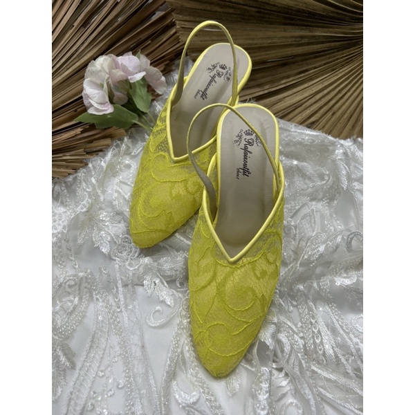 Rafaizoutfit sepatu v lemon tinggi 7cm kaca sepatu wanita cantik hak kaca 7cm