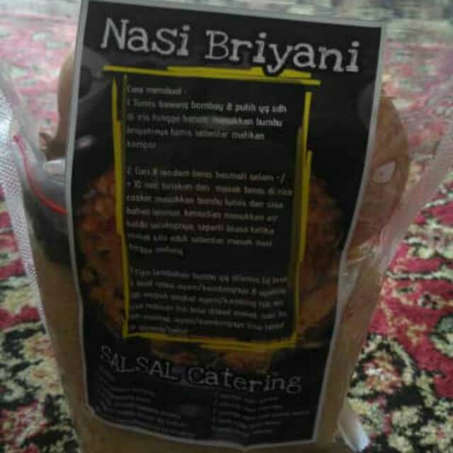 

Paket bumbu nasi briyani 500g