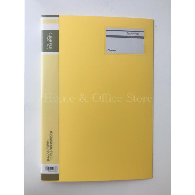 

Office & Stationery | Document Organizer | Clear File King Jim Folio 176Scwga-Fw / Clear Holder Folio F4 | Best Seller