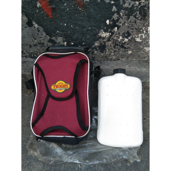 tas dan botol minum jadul Texas chicken