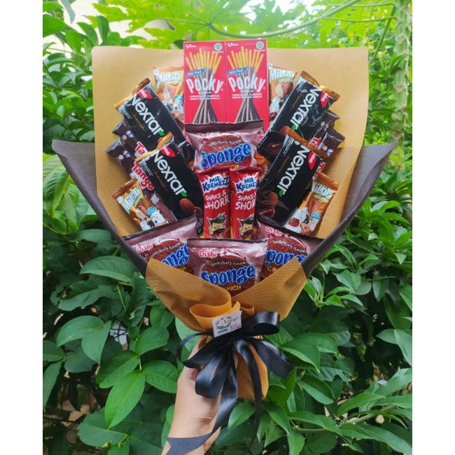 Buket KEENAN keren buket snack hadiah ulang tahun /paket/bingkisan Snack Ulang Tahun/Ultah/ Wisuda/Kado/Hadiah