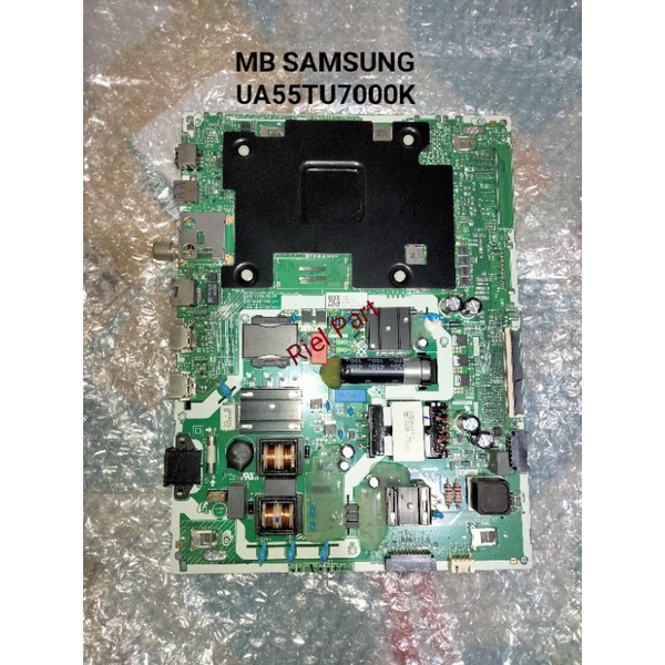 MB MAINBOARD MOTHERBOARD MODUL MESIN TV LED SAMSUNG SOCKET LVDS 1 UA55TU7000K UA55TU7000 55TU7000K 5