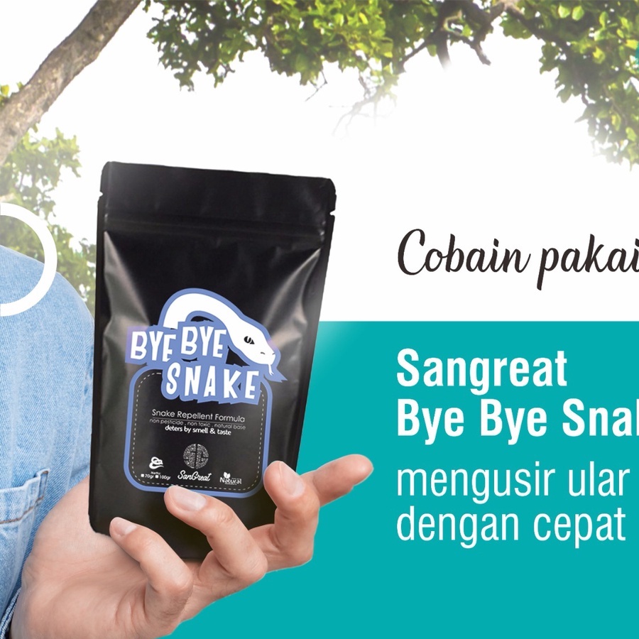 Bye Bye Snake Gel 70 gram - Pengusir Ular Ampuh Alami tahan lama