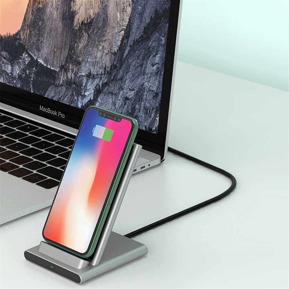 WIWU LX6 POWER AIR - Smart Wireless Charger for Smartphone - 15W MAX - Aluminium Alloy Material