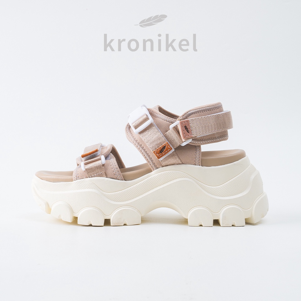 [PREMIUM LOKAL BRAND] KRONIKEL PROJECT // OSAKA 2-in-1 Sandals - Rosegold