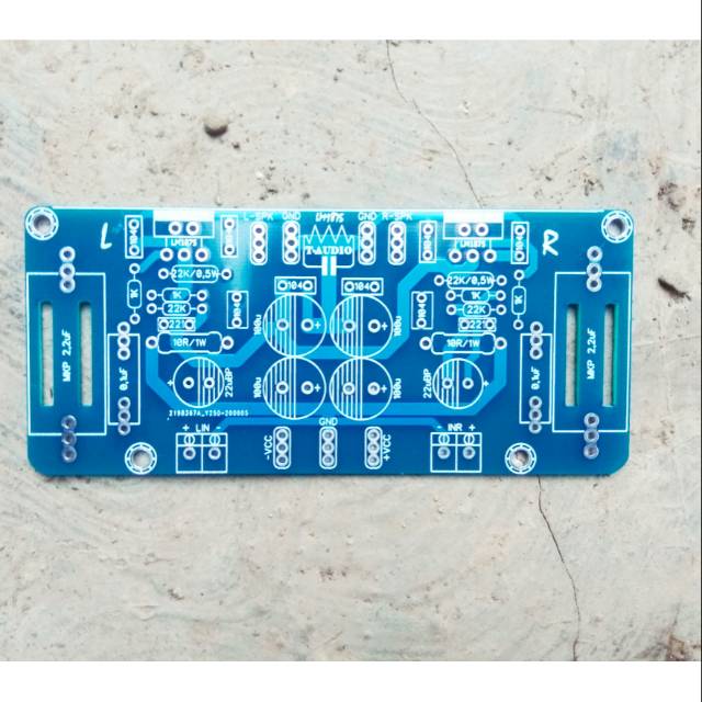 Jual PCB STEREO LM1875 LM1875T TDA2050 CHIP AMP GAINCLONE AMPLIFIER T