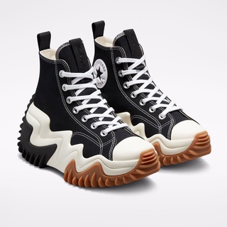 converse run star black